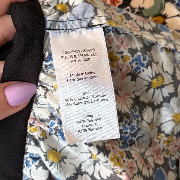 VERONICA BEARD Jackson Floral Ruched Sleeveless Mini Dress- Size 4 - Picture 2 of 10